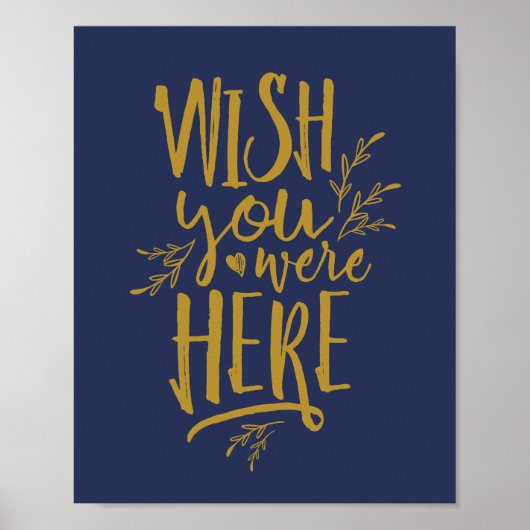 Was hier ben je Bruiloft Herdenking Tafelbord NAV Poster (Voorkant)