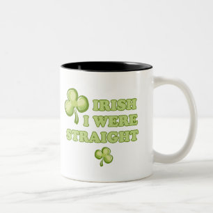 Was ik maar hetero tweekleurige koffiemok