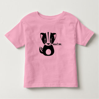 "Was ik niet" Cartoon Skunk T-shirt