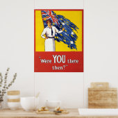 Was je daar toen? canvas poster (Keuken)