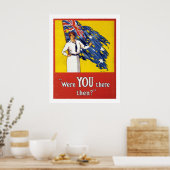 Was je daar toen? (wit) poster (Keuken)