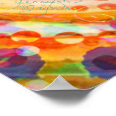 Was je handen Leuke  School-inspiratie Poster (Hoek)