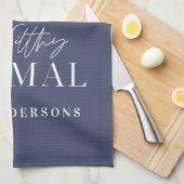 Was je handen met vuile, grappige typografie theedoek (Quarter Fold)