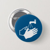 Was je handtekeningen ronde button 5,7 cm (Voorkant /achterkant)