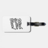 Was je maar bier! bagagelabel (Achterkant horizontaal)