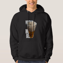 "Was je maar bier" Grappig bier grap ontwerp Hoodie
