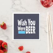 Was je maar BIER grappig Servet (Insitu)
