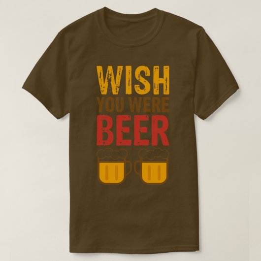 was je maar bier t-shirt (Design voorkant)
