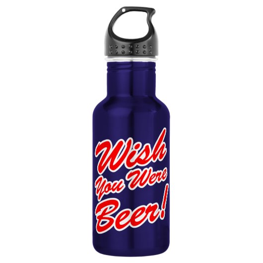 Was je maar bier! waterfles (Voorkant)