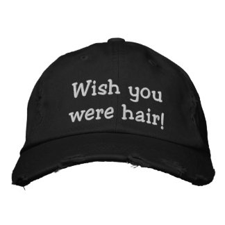 Was je maar haar! hOED Geborduurde Pet