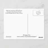 Was je maar hier Point Pleasant Beach NJ Briefkaart (Achterkant)