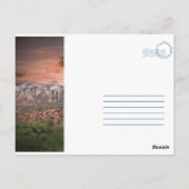 Was je maar hier - Sedona, Arizona - Sunset Briefkaart (Achterkant)