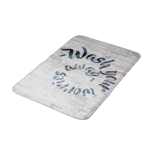 Was je zorgen weg Rustieke Boho Badmat (Gekanteld)