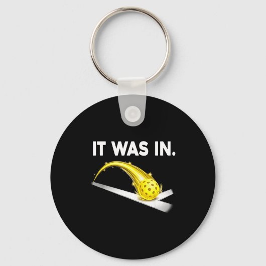 Was leuk het Pickleball-spel Sporthumor Sleutelhanger (Voorkant)