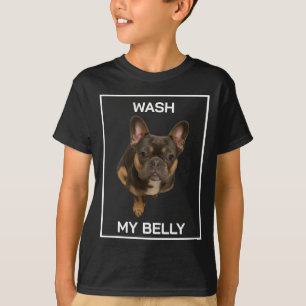 Was Mijn Buik Franse Bulldog Shirt Grappige Pibb