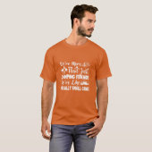 Was Morehan gewoon een grappige campingvriend T-shirt (Voorkant volledig)