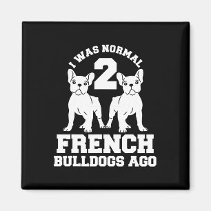 Was normaal 2 Franse bulldogs geleden Dierlijk Hon Magneet