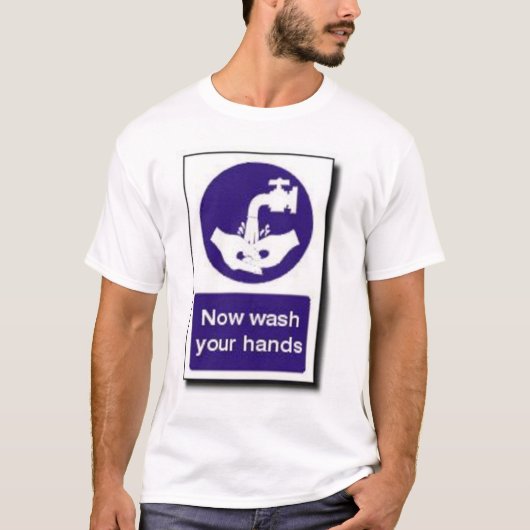 Was nu je handen t-shirt (Voorkant)
