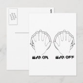 was op karaat briefkaart (Voorkant / Achterkant)