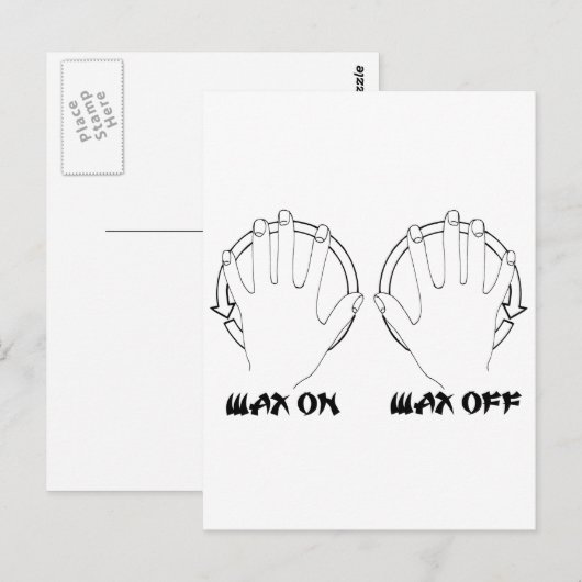 was op karaat briefkaart (Voorkant / Achterkant)