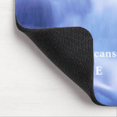 Was over mij... Mousepad. Muismat (Hoek)