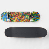 Was potlood kunst 1 Skateboard (Horizontaal)