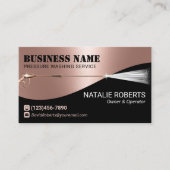 Was Roos Goud reinigen  onder druk Waskracht Visitekaartje (Voorkant)