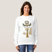 Was Scepter Sweatshirt – Ancient Egyptian Power Sy (Voorkant volledig)