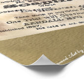  "was"-scrapbook afdrukken poster (Hoek)