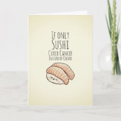 Was sushi maar kanker genezen in plaats van chemo kaart (Voorkant)