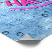 Was uw handen 2020 Bathroom Hygiene-teken Poster (Hoek)