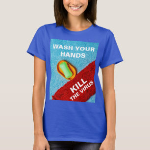 Was uw handen aanpasbaar t-shirt