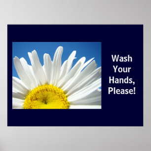 Was uw handen alstublieft! Gezondheidsschoolposter Poster