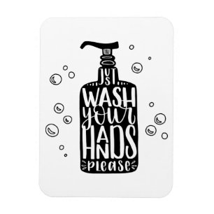 Was uw handen alstublieft magneet