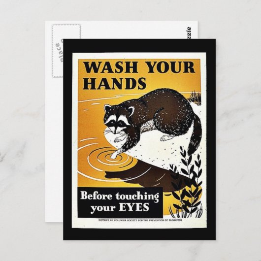 Was uw handen briefkaart (Voorkant / Achterkant)