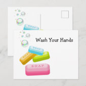 Was uw handen briefkaart (Voorkant / Achterkant)