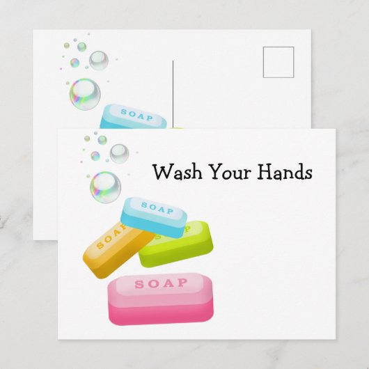 Was uw handen briefkaart (Voorkant / Achterkant)