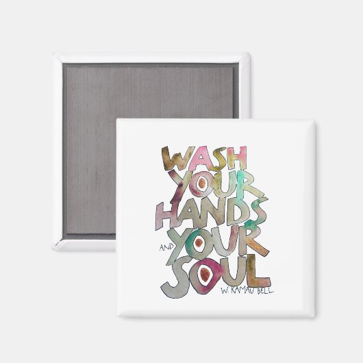 Was uw handen en uw Soul Magnet (Voorkant / Achterkant)