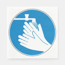 Was uw handen (gezondheid en veiligheid) (hygiëne) servet