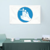 Was uw handen (gezondheid en veiligheid) (hygiëne) spandoek (Beurs)