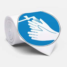 Was uw handen (gezondheid en veiligheid) (hygiëne) stropdas