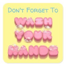 Was uw handen grappige veiligheidswaarschuwing voo