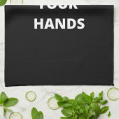 Was uw handen keukenhanddoek (Gevouwen)