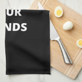 Was uw handen keukenhanddoek (Quarter Fold)