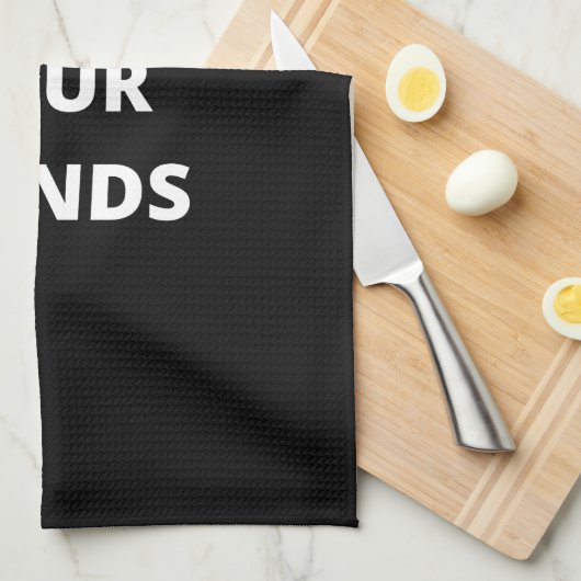 Was uw handen keukenhanddoek (Quarter Fold)