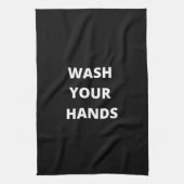 Was uw handen keukenhanddoek (Verticaal)