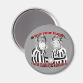 Was uw handen Magnet (Voorkant / Achterkant)