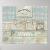 Was uw handen  met de gootsteen poster (Voorkant)