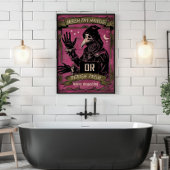 Was uw handen pest dokter grappige badkamer poster