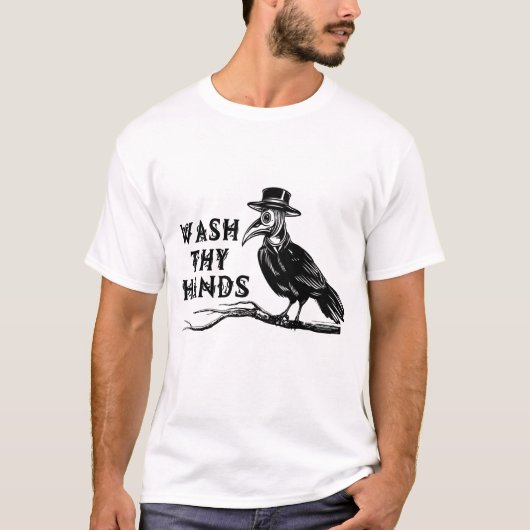 Was uw handen - Plague Doctor T-shirt (Voorkant)